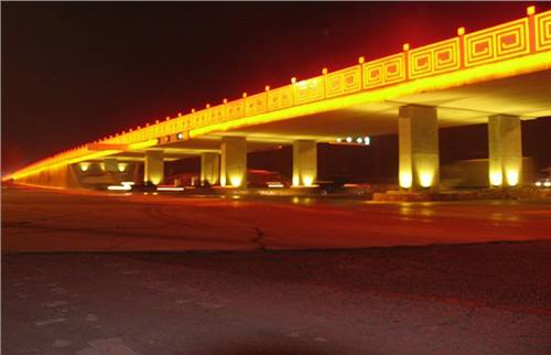 滦州古城立交桥LED景观亮化系统解决方案