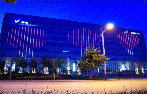 鹏远光电LED研发中心主楼亮化系统解决方案